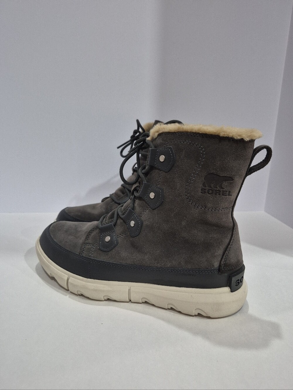 Sorel Explorer II Joan Faux Fur Waterproof Boots Women's Size 9